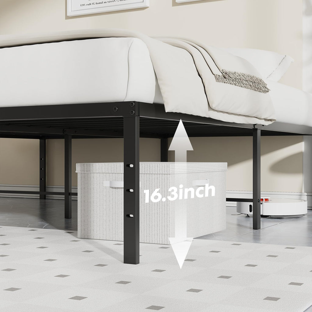 Queen 18 Inch Metal Platform Bed Frame U743327