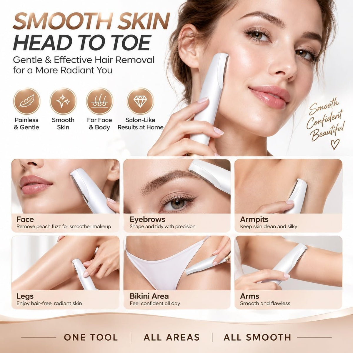 Dermaplane Razor with 9 Refill Blade F431