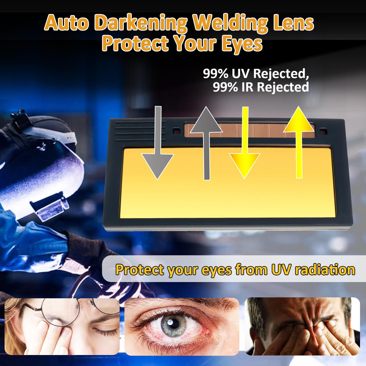Auto Darkening Welding Lens Shade 5-13 P60392