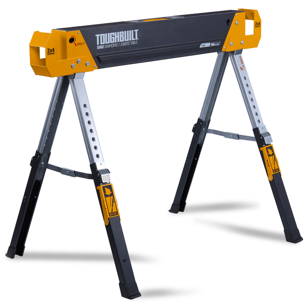 Adjustable Height Sawhorse & Jobsite Table Y477