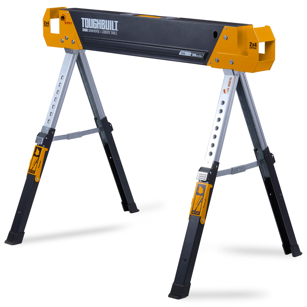 Adjustable Height Sawhorse & Jobsite Table Y477