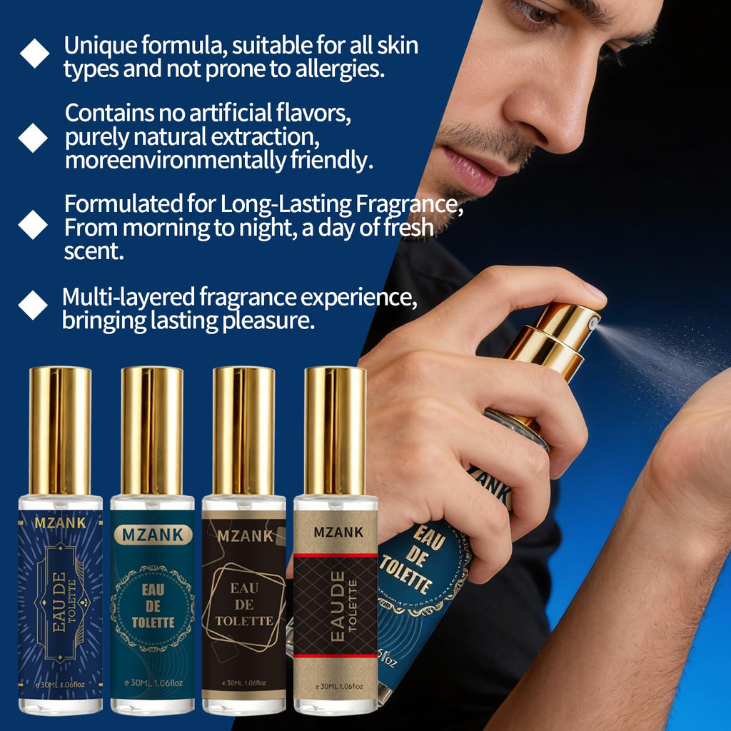 4 Pack 30ml Eau de Toilette Cologne A8759