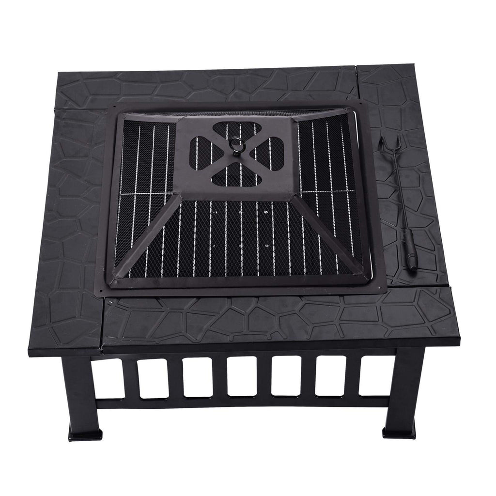32 inch Wood Burning Outdoor Fire Pit Q582045