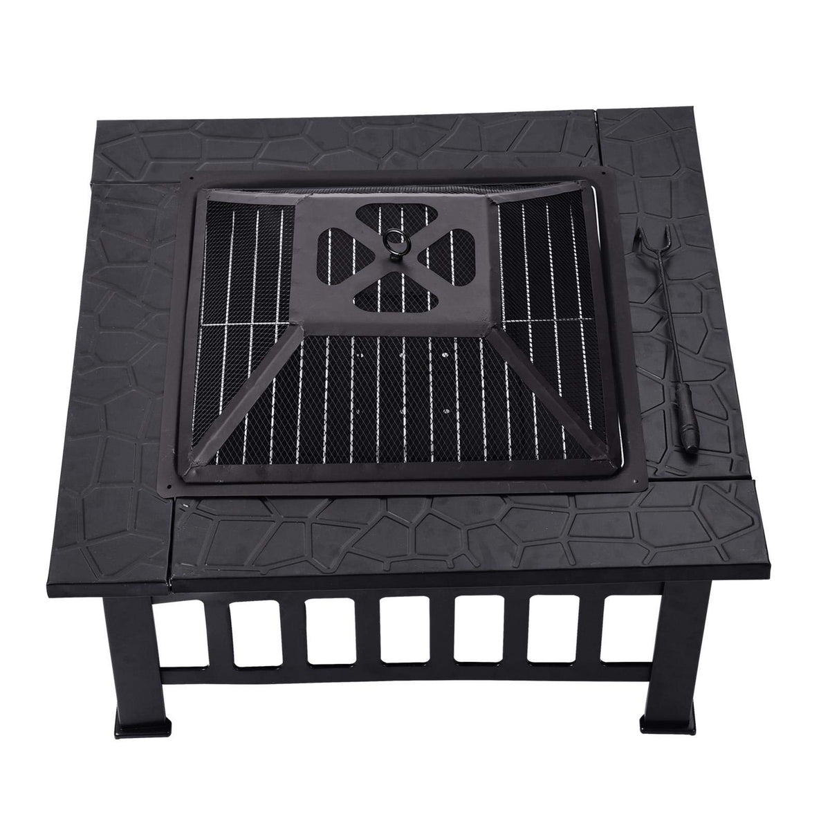 32 inch Wood Burning Outdoor Fire Pit Q582045