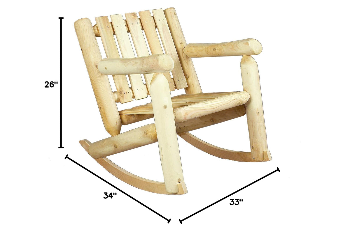 Log Rocking Chair O7781