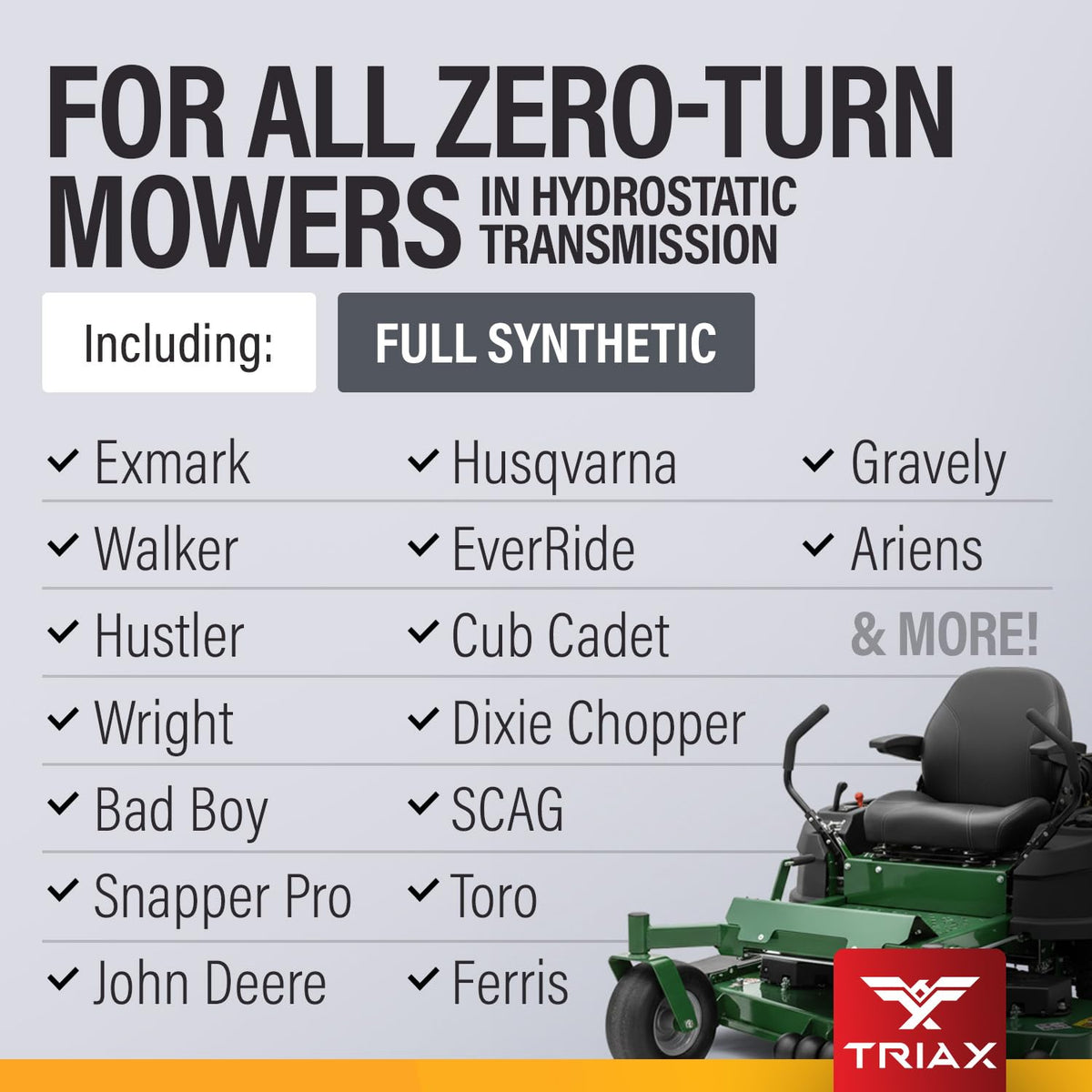 20W-50 Full Synthetic Hydrostatic Transmission Oil 1 Quart Q622335