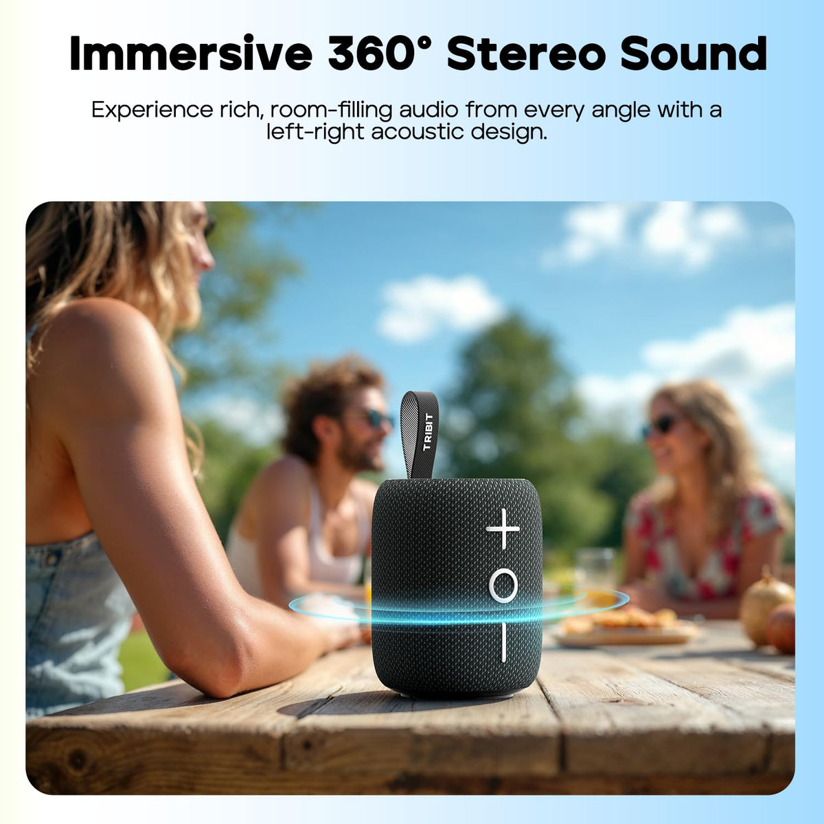 Portable Bluetooth Speaker 12W Black Q5908