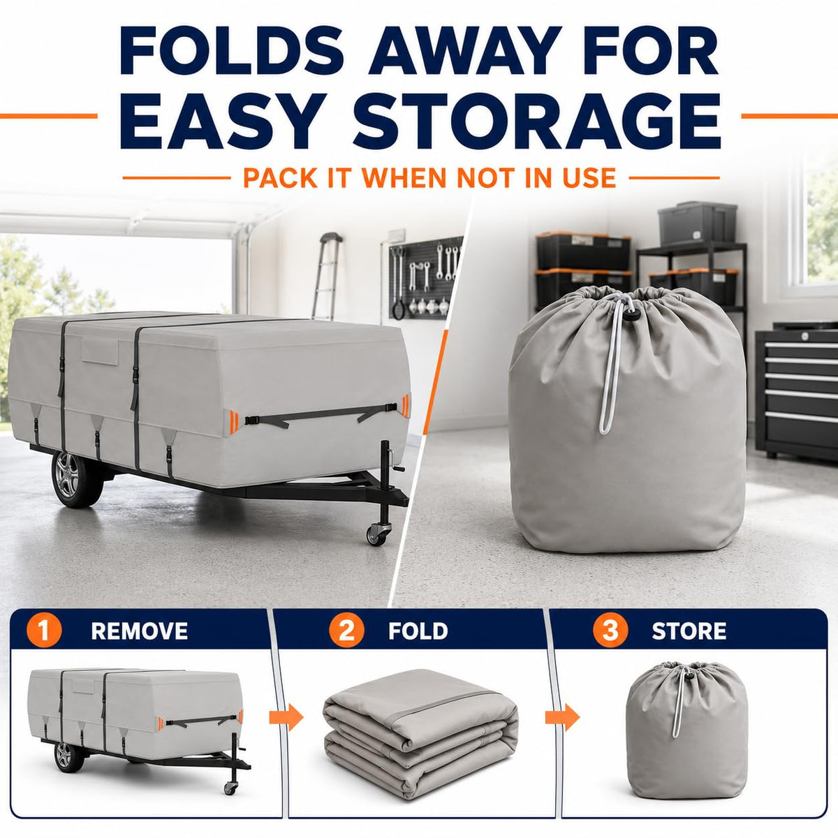 420D Oxford Folding Camper Cover Q163821