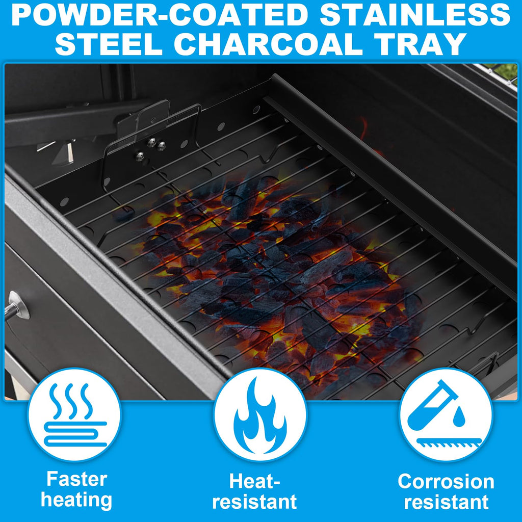Charcoal Grill Basket Pan Replacement Parts O85114