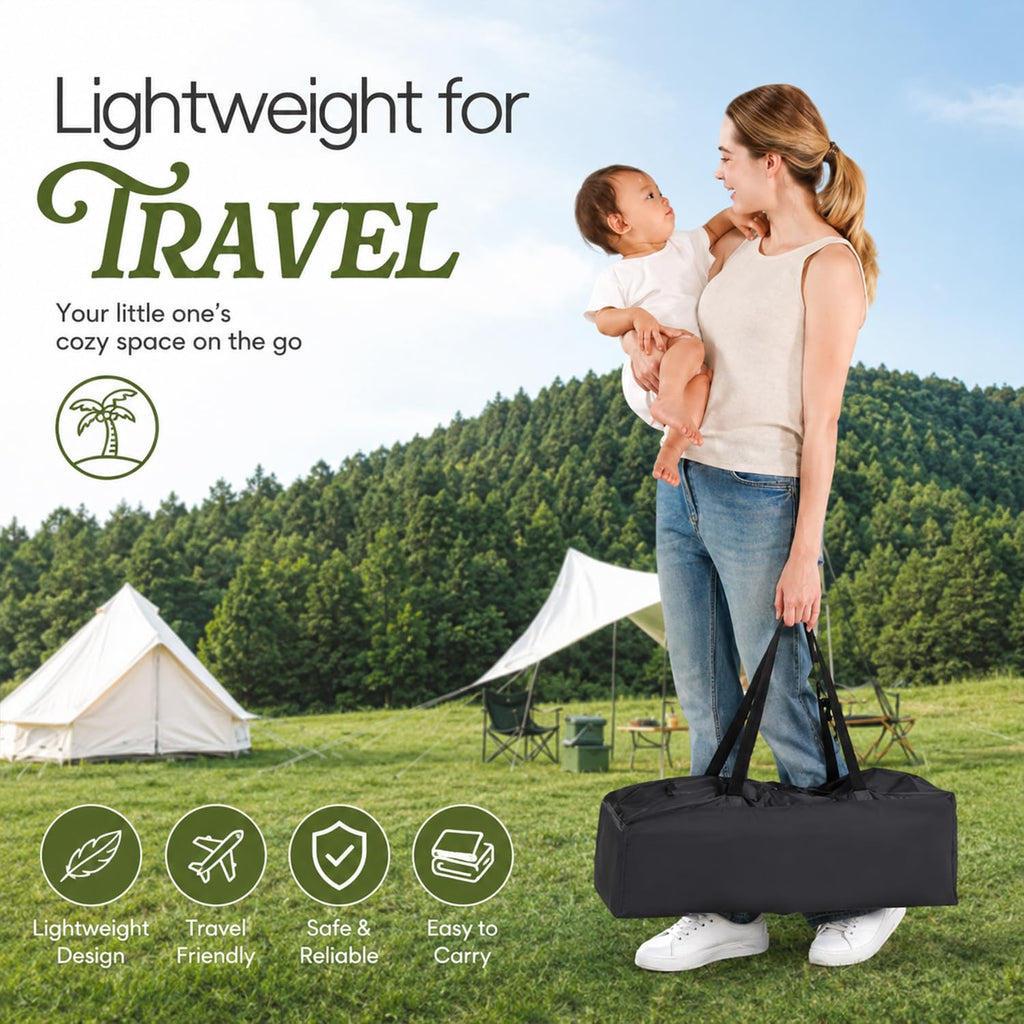 Portable Black Baby Playard O4379
