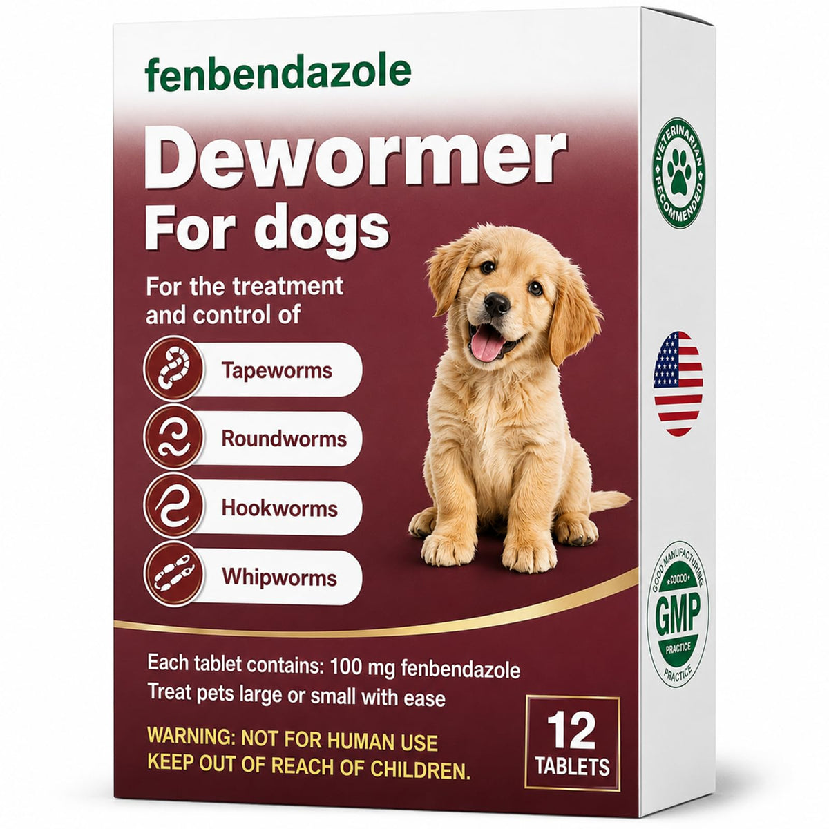 Dewormer for Dogs 12 Count I783825