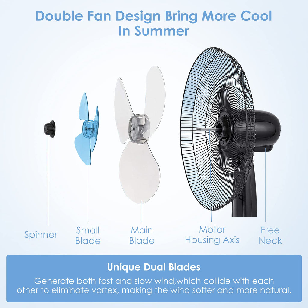 16-Inch Oscillating Pedestal Fan T8462