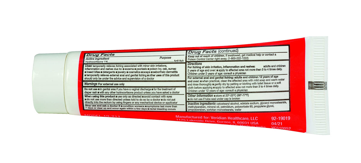 Hydrocortisone Cream 1 oz Pack of 2 H8712