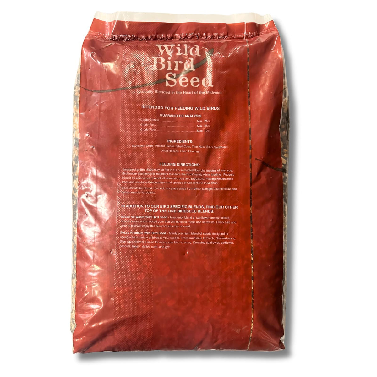 Wild Bird Seed 20 lb Bag Fruit & Nut with Sunflowers C3861