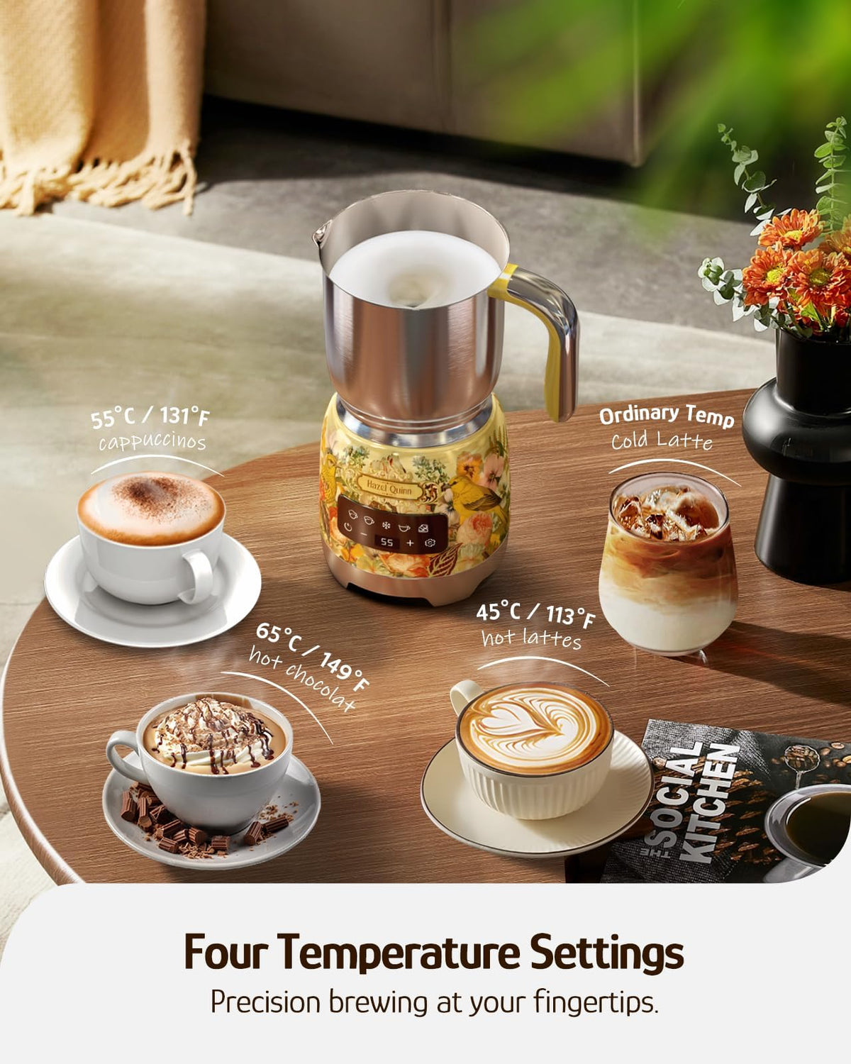 Electric Milk Frother & Steamer I6940