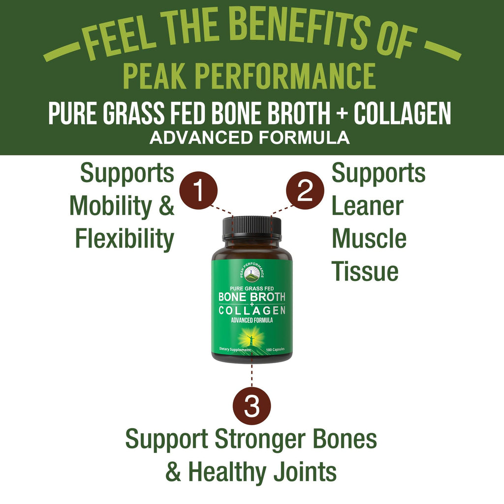 Bone Broth Collagen Capsules Supplement Y958