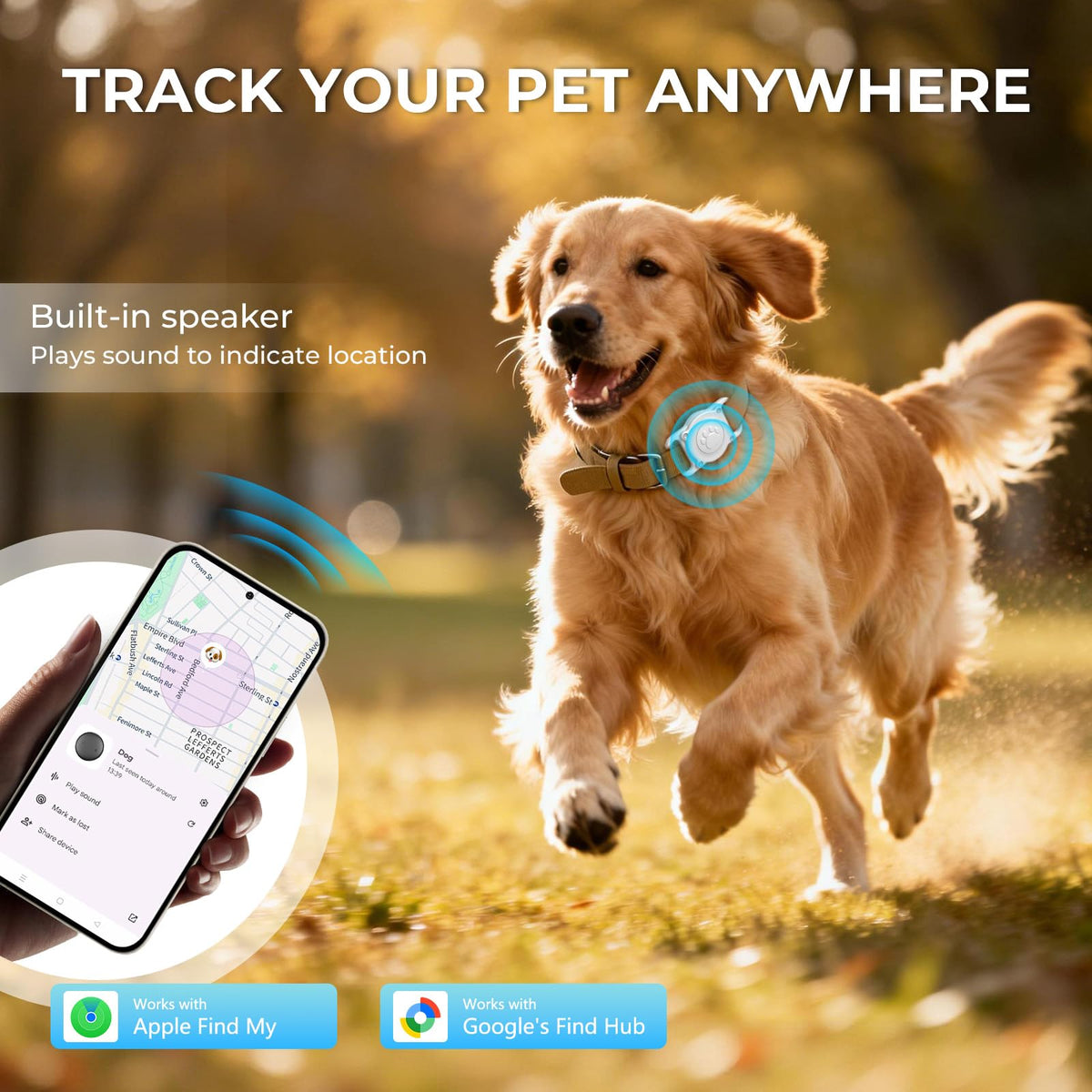 GPS Dog Tracker Collar I36226