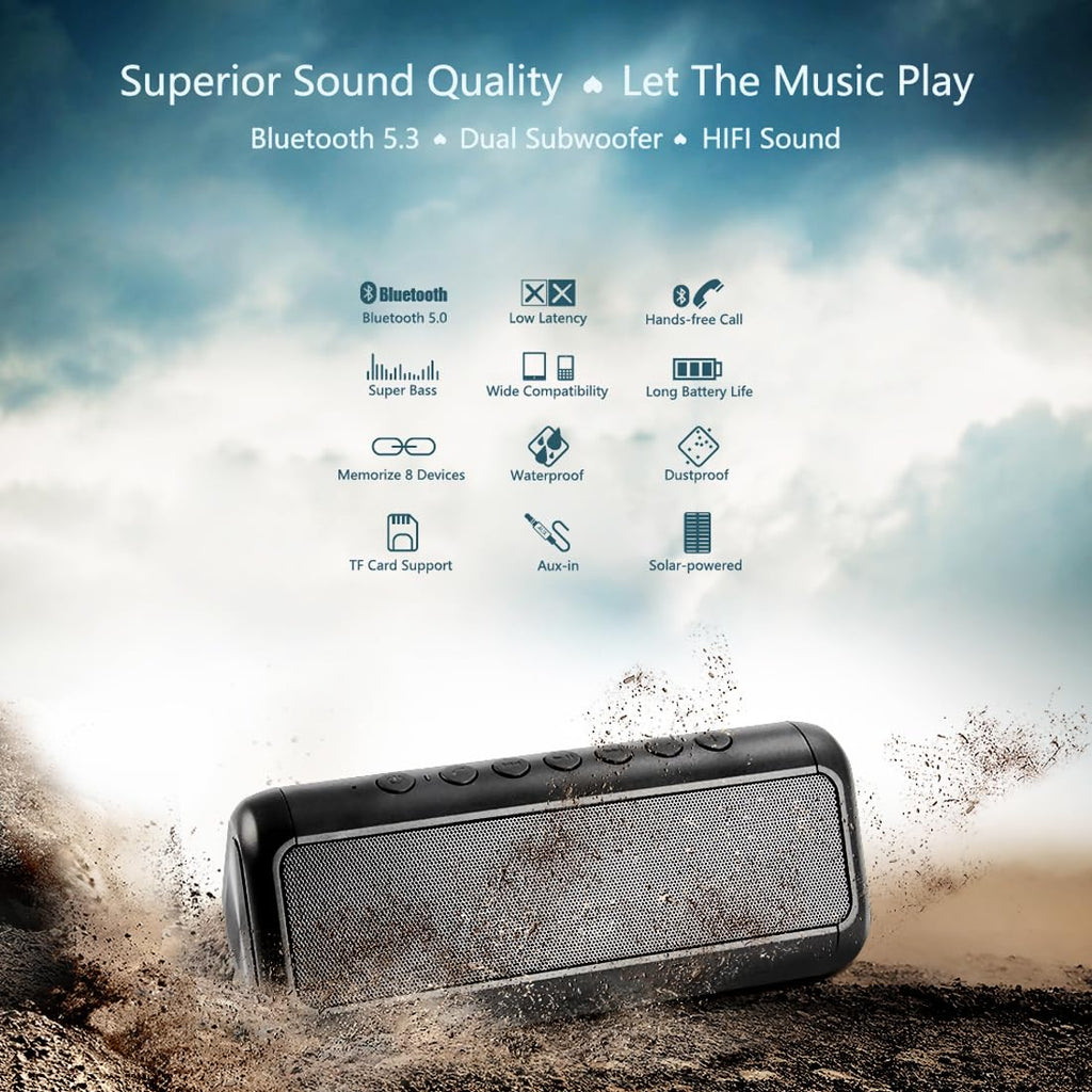 Portable Wireless Bluetooth Speaker with 50H Playtime Y18898