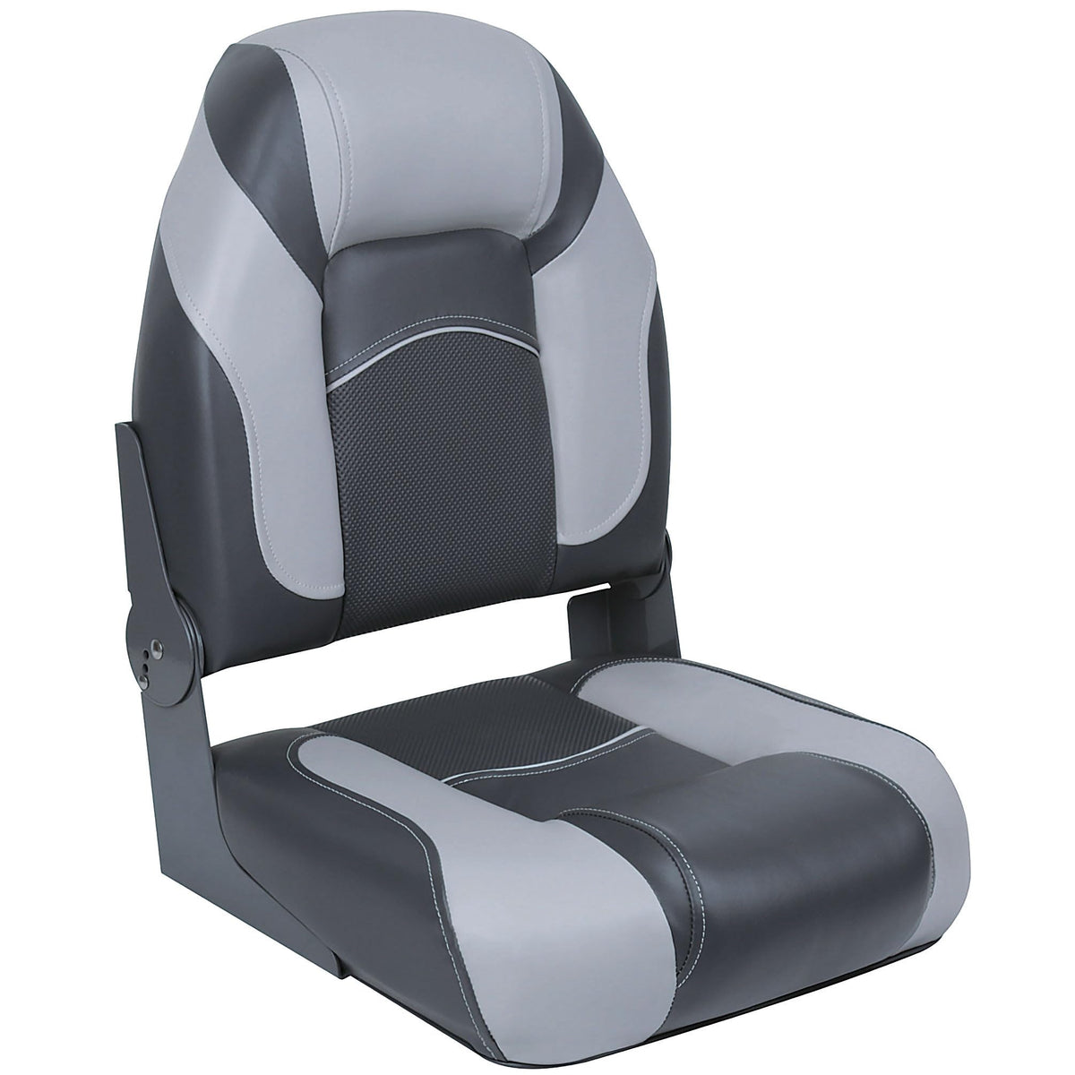 High Back Folding Boat Seats 2 Pack Charcoal Gray C3744