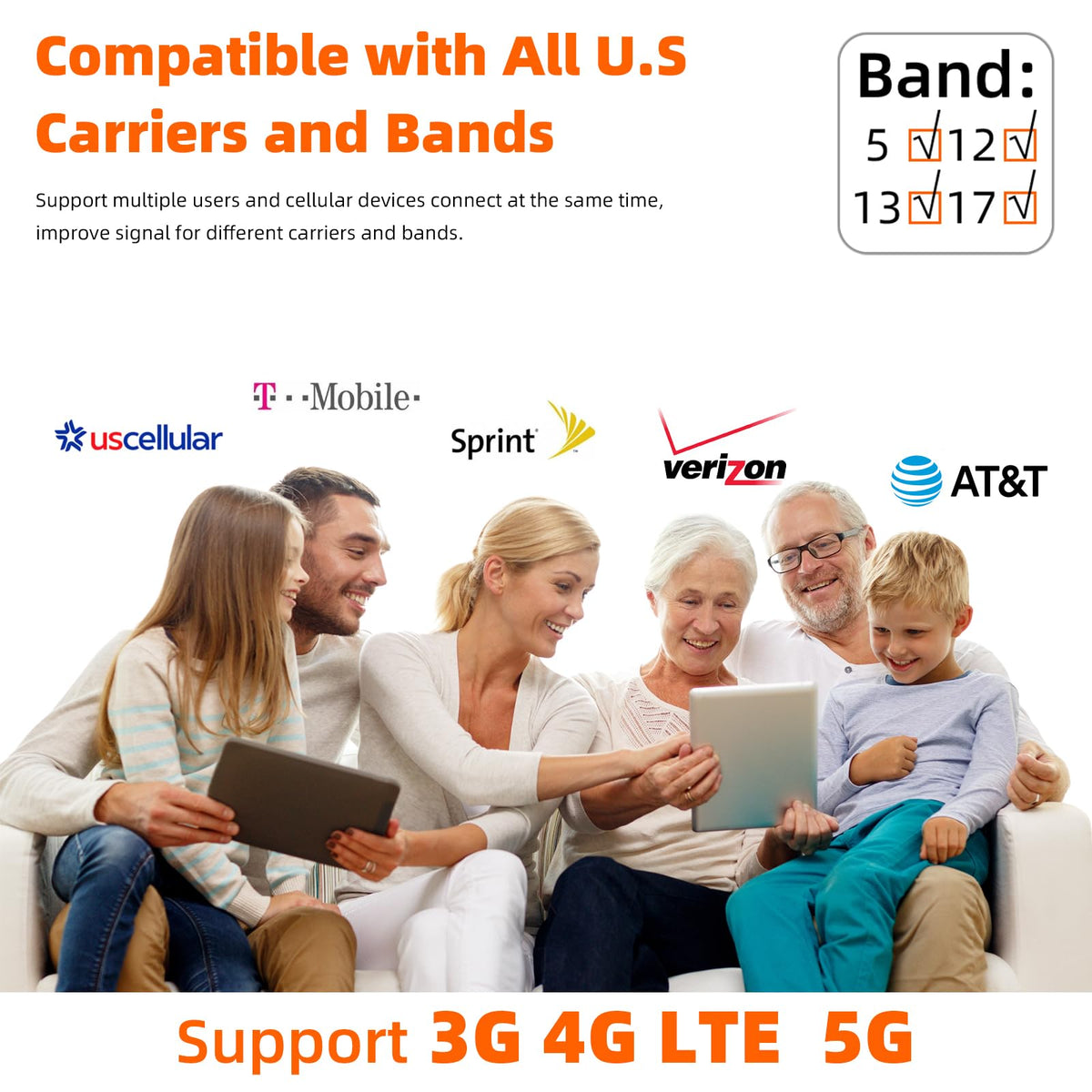 Cell Phone Signal Booster for Home & Office U650293