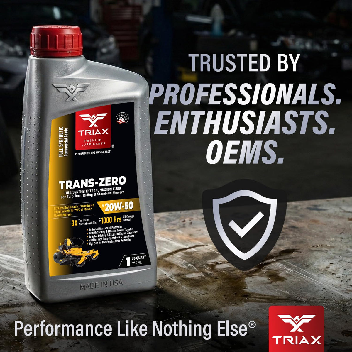20W-50 Full Synthetic Hydrostatic Transmission Oil 1 Quart Q622335