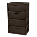 3 Drawer Storage Organizer Tower with Carry Handles K23628
