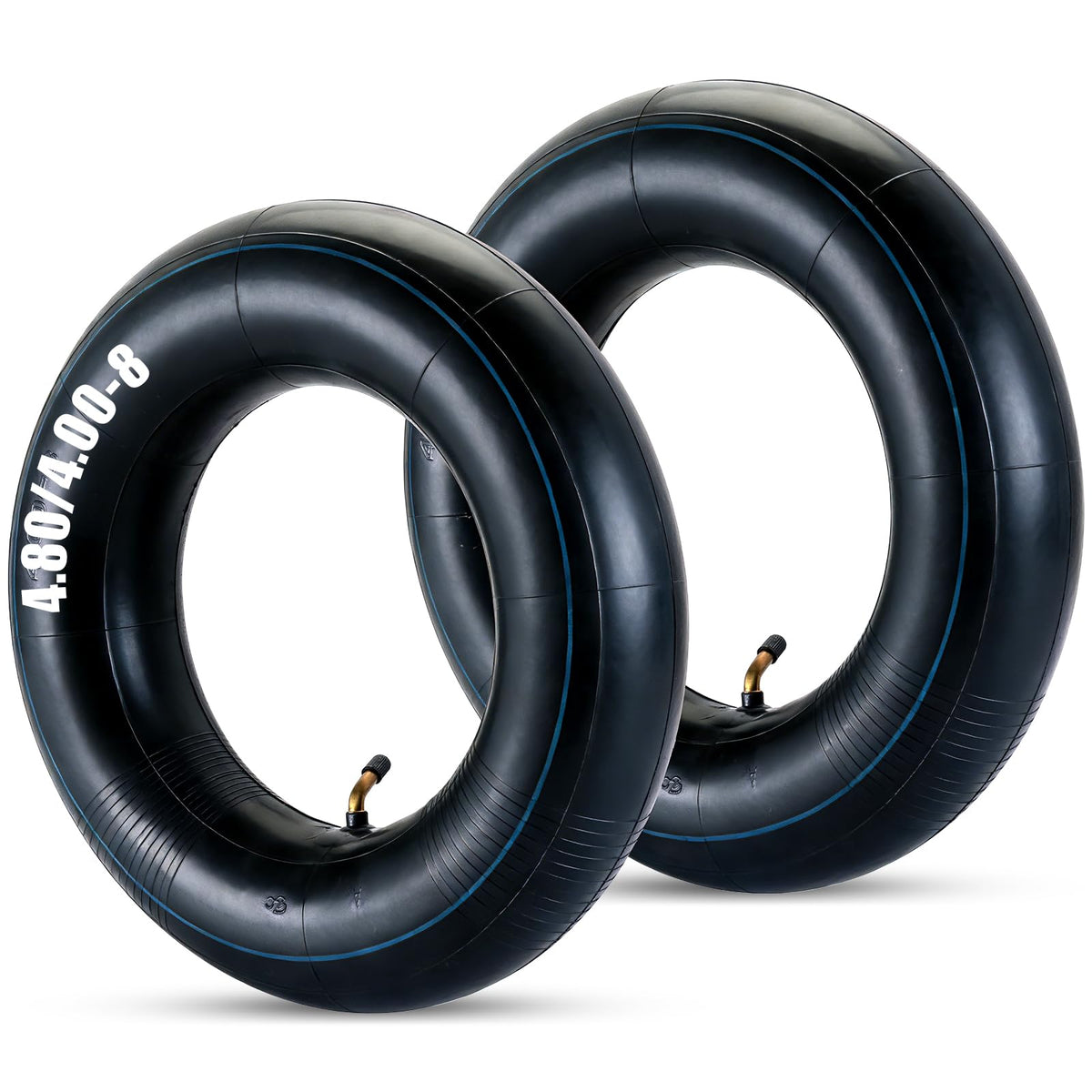 2Pcs 4.80/4.00-8 Inner Tubes with TR-87 Valve Stem E262