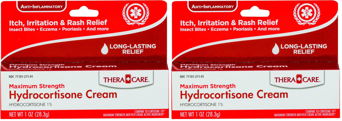 Hydrocortisone Cream 1 oz Pack of 2 H8712