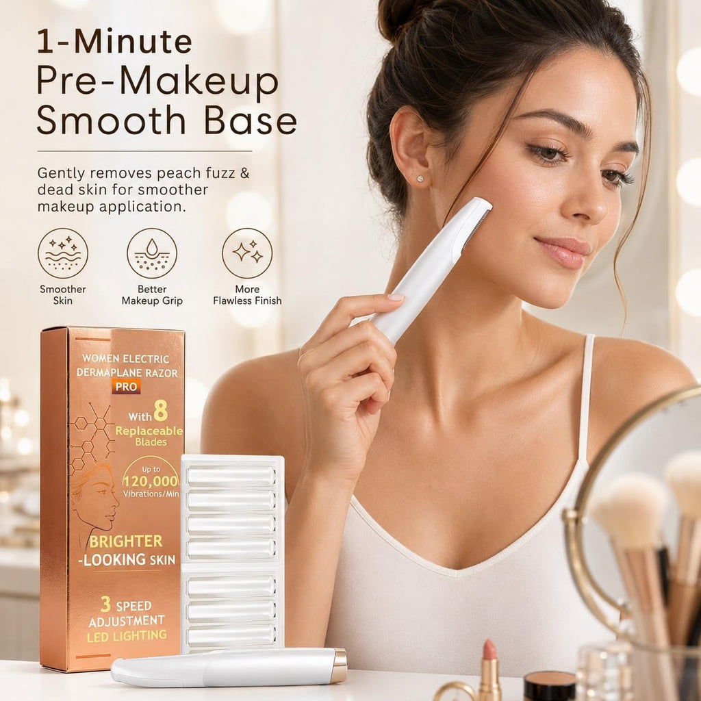 Dermaplane Razor with 9 Refill Blade F431