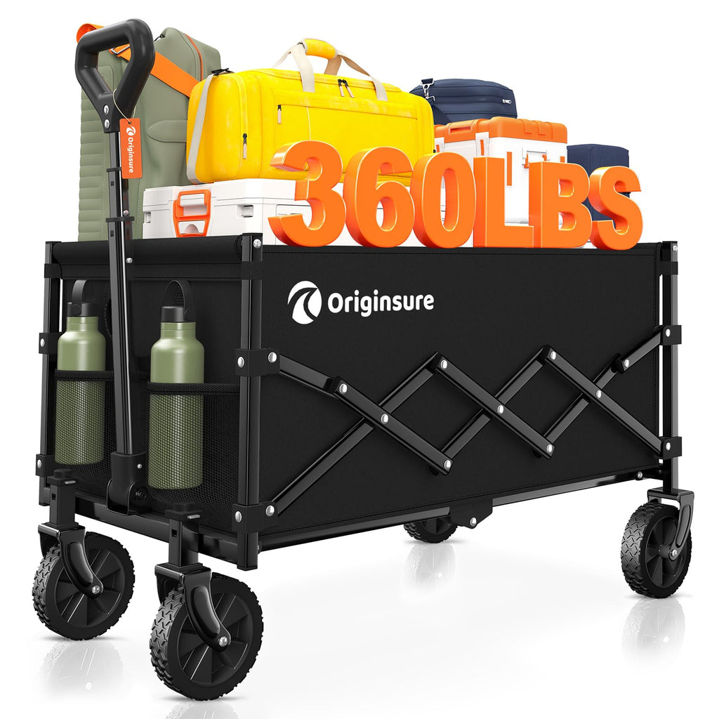 110L Collapsible Wagon Cart Black I825097