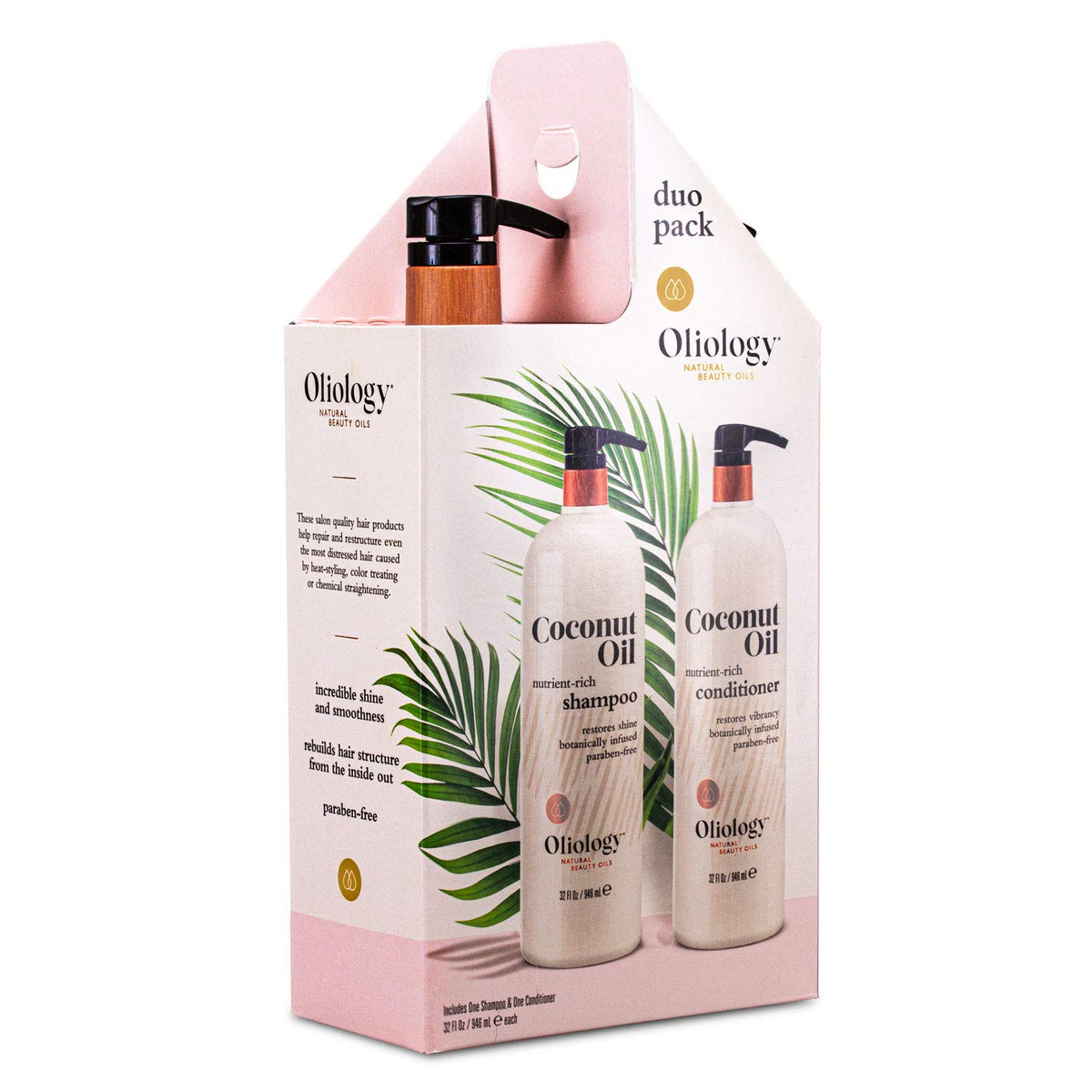 Coconut Oil Shampoo & Conditioner Combo Pack 32oz K88714