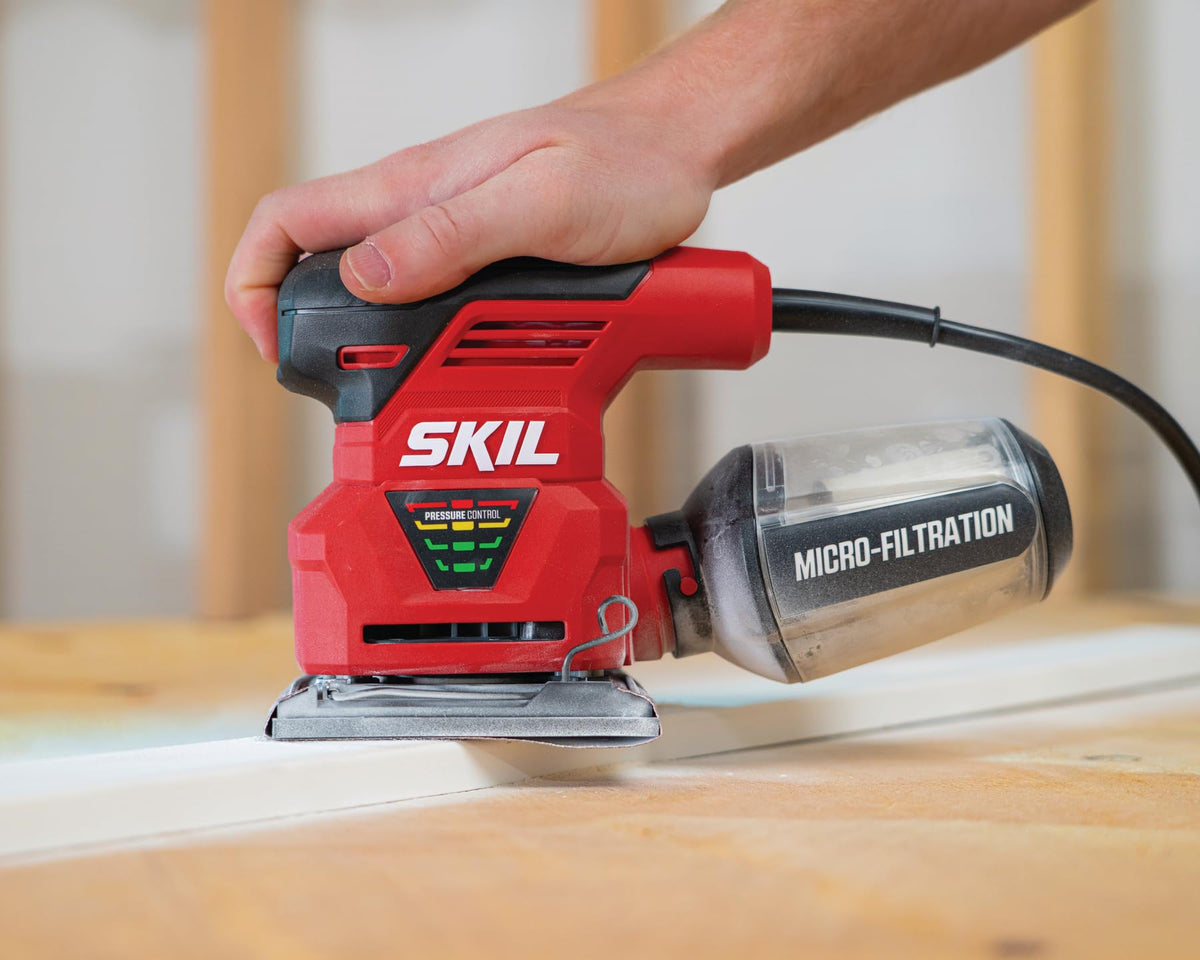 2.0 Amp 1/4 Sheet Palm Sander with Pressure Control E370