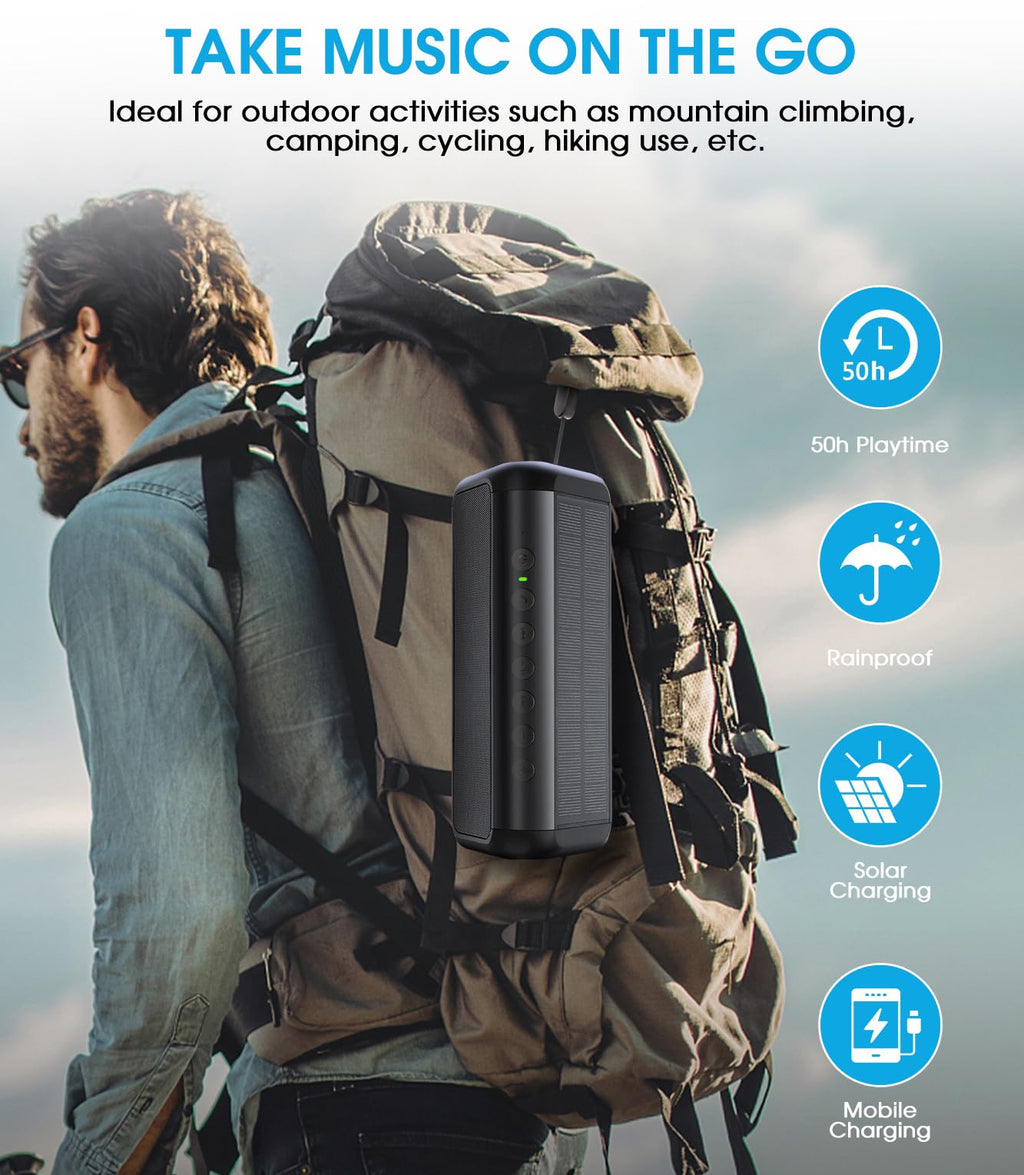 Portable Wireless Bluetooth Speaker with 50H Playtime Y18898