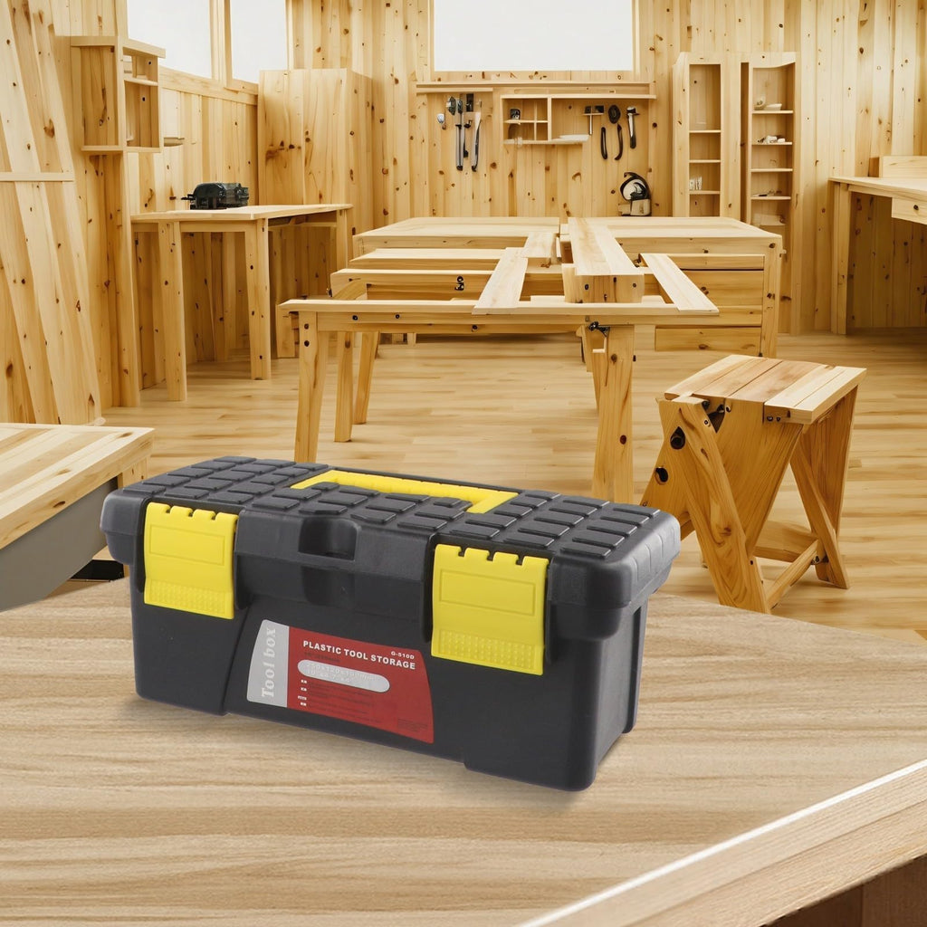 10 Inch Black Plastic Tool Box L65839