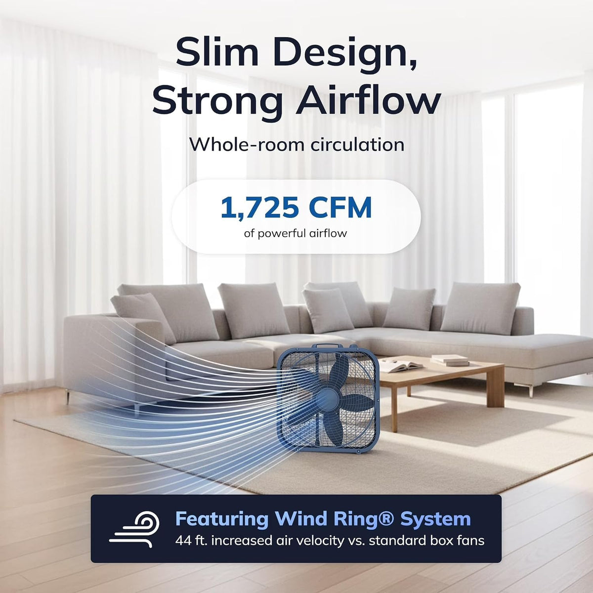20-Inch 3-Speed Box Fan O22417