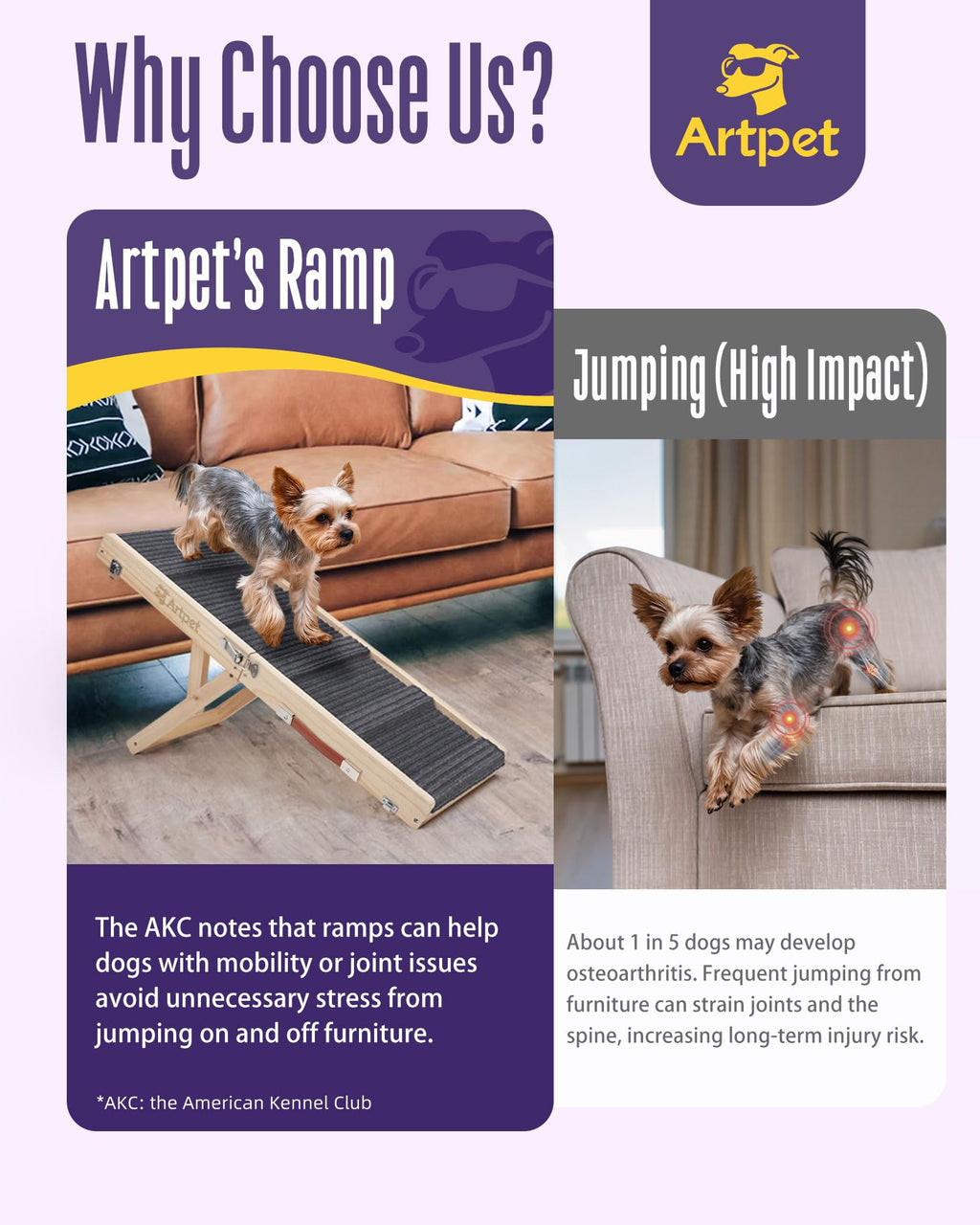 Adjustable Wooden Dog Ramp U86748