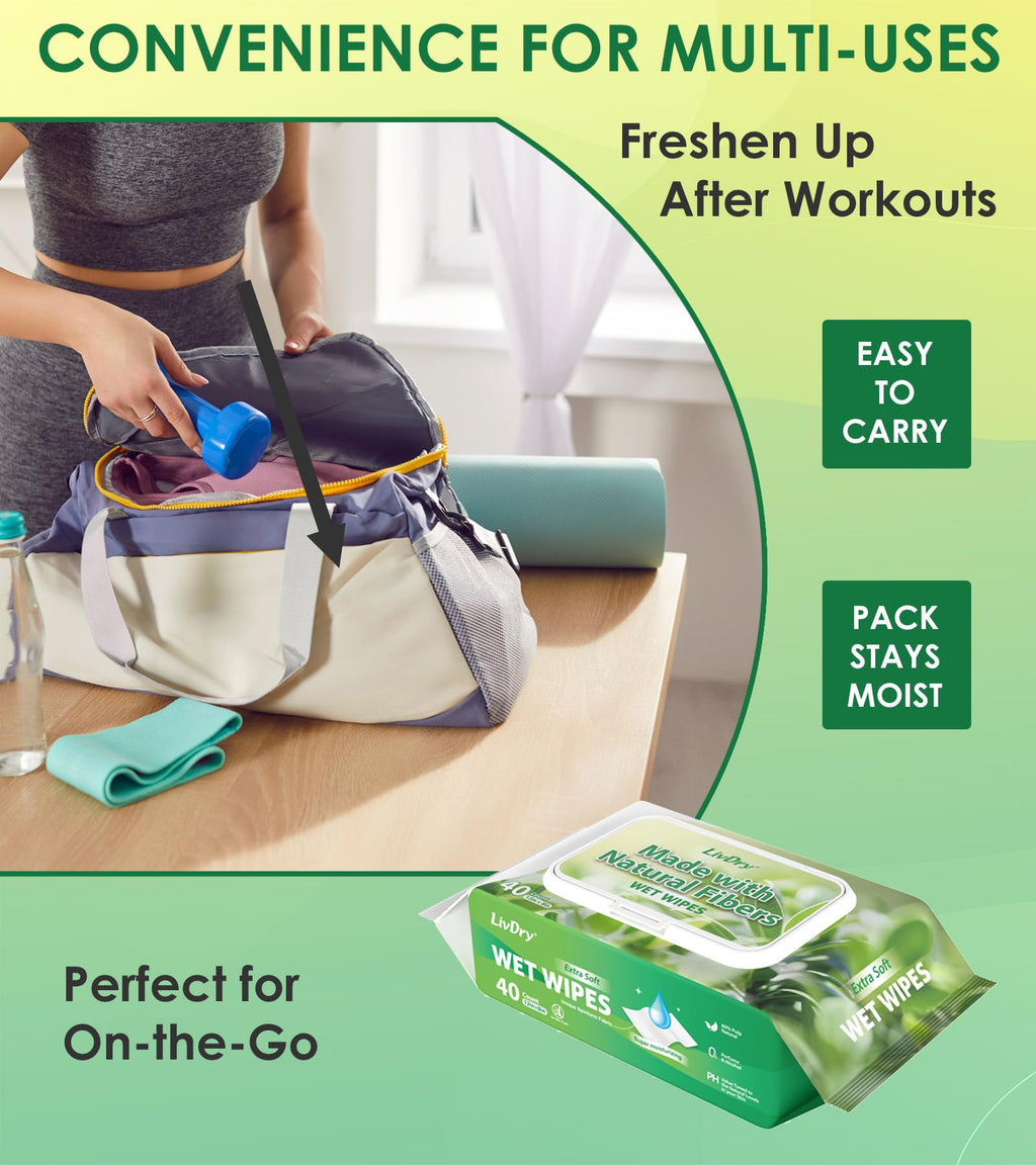 Adult Incontinence Underwear and Wet Wipes Bundle F426