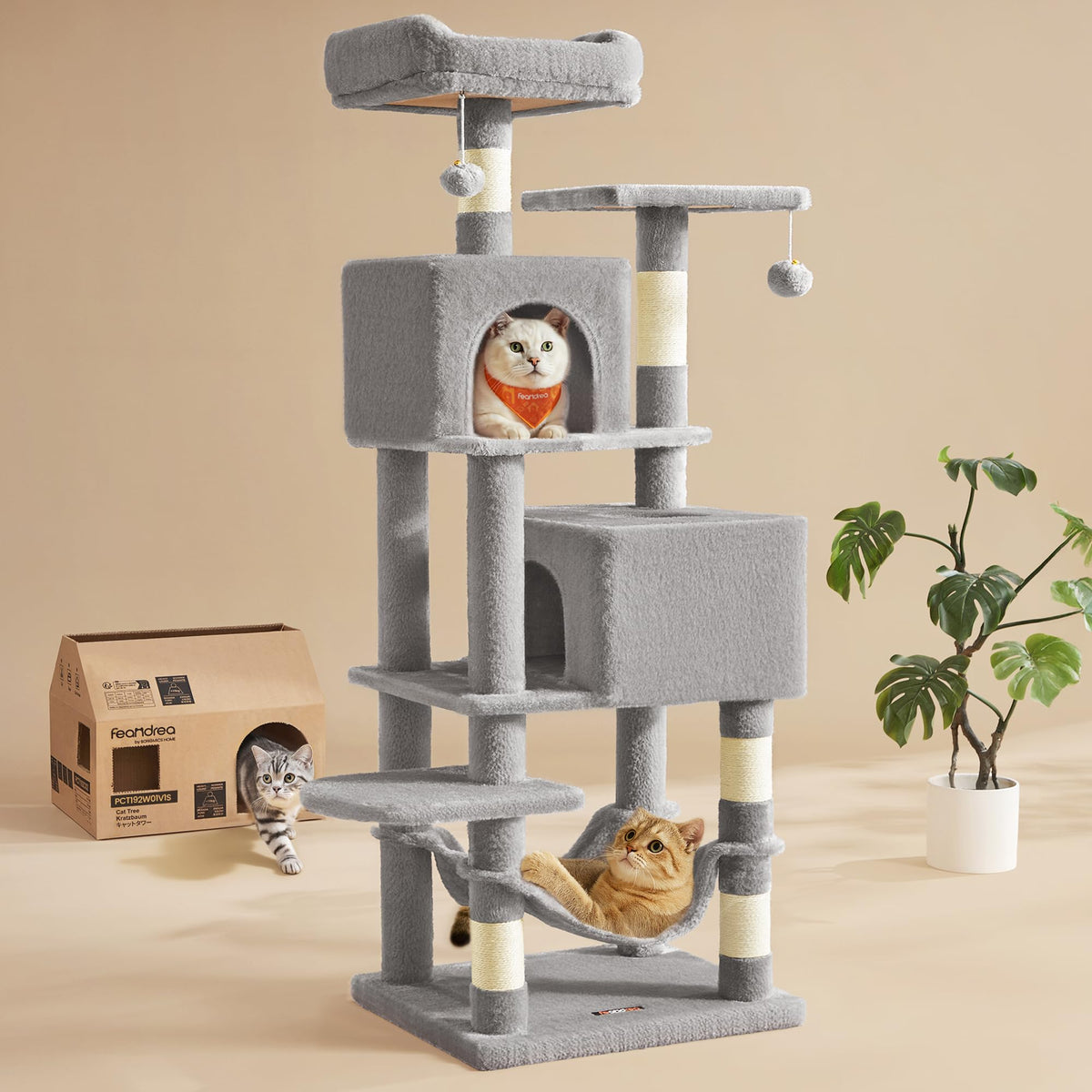 Light Gray Cat Tree P245