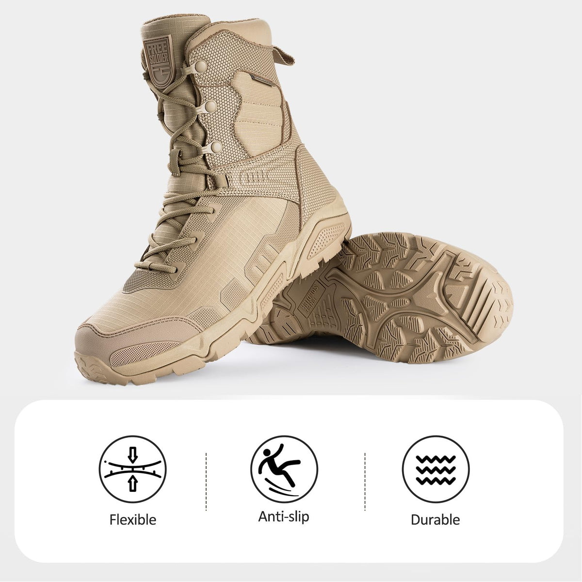 Men's Waterproof Tactical Work Boots T3984