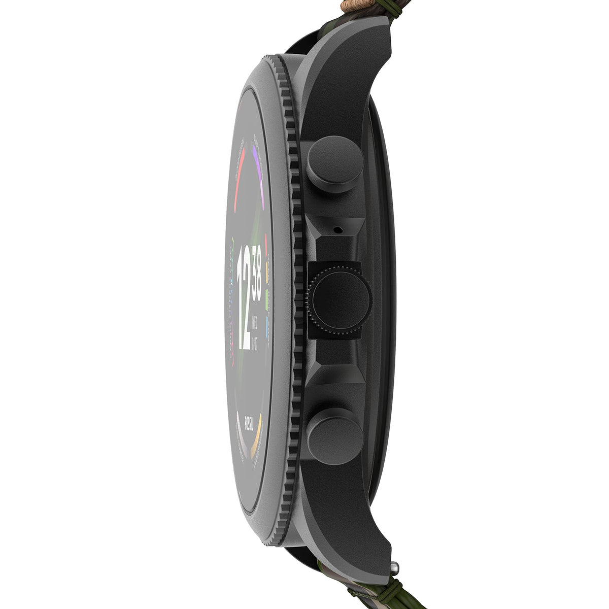 Black Stainless Steel Touchscreen Smart Watch O949