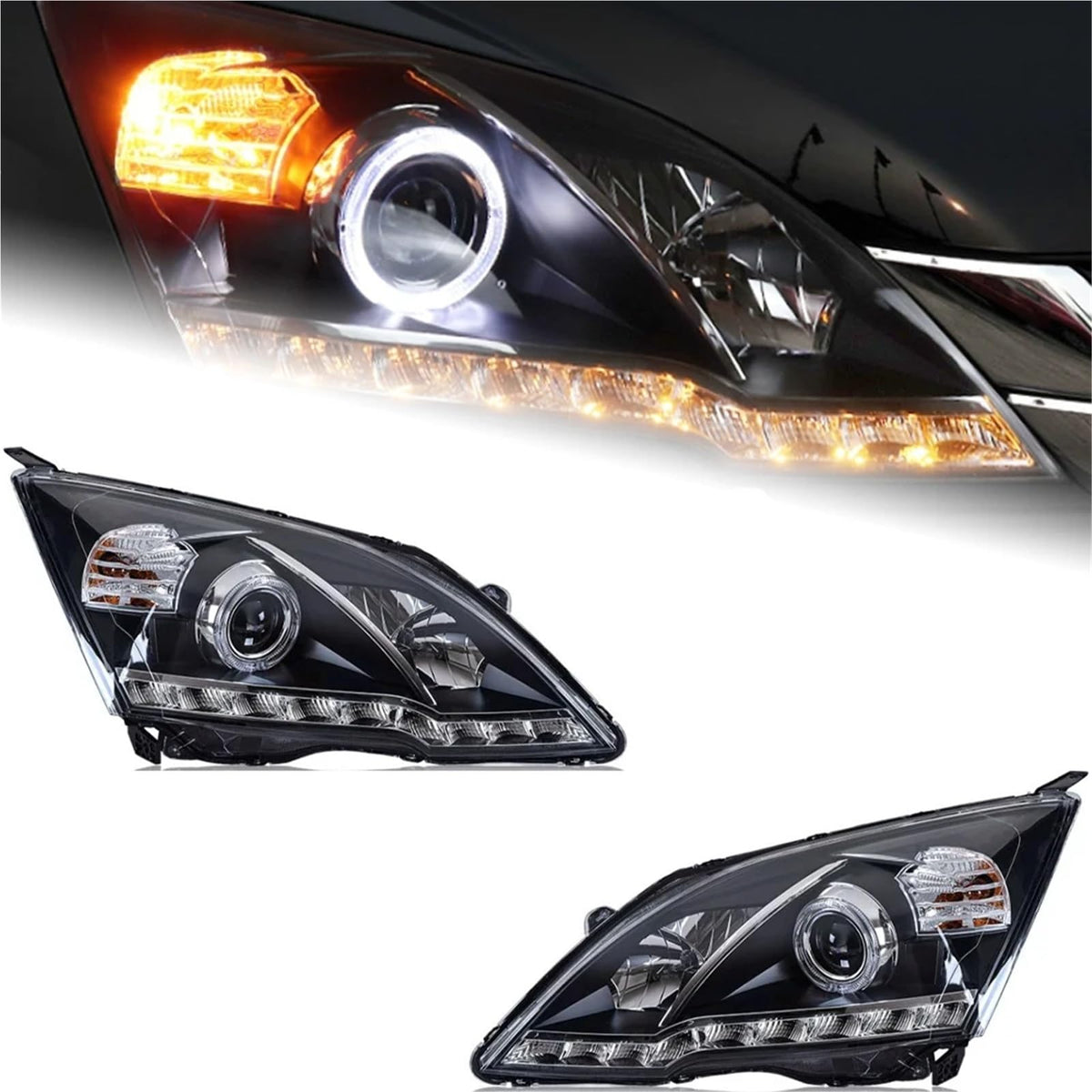 Car Headlight LED DRL Double Lens O381