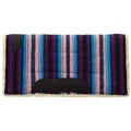 Acrylic Saddle Pad 22" L x 22" W Pink/Purple Stripe J72178