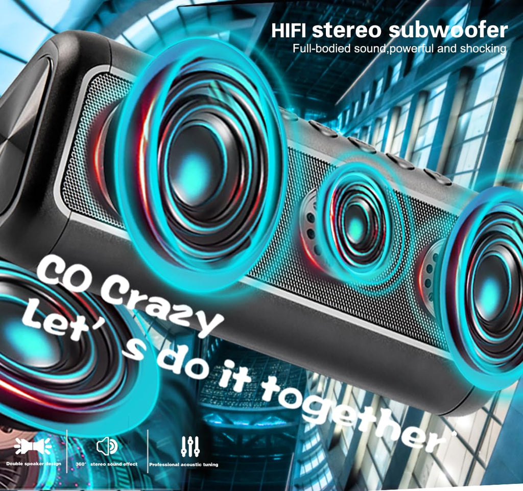 Portable Wireless Bluetooth Speaker with 50H Playtime Y18898