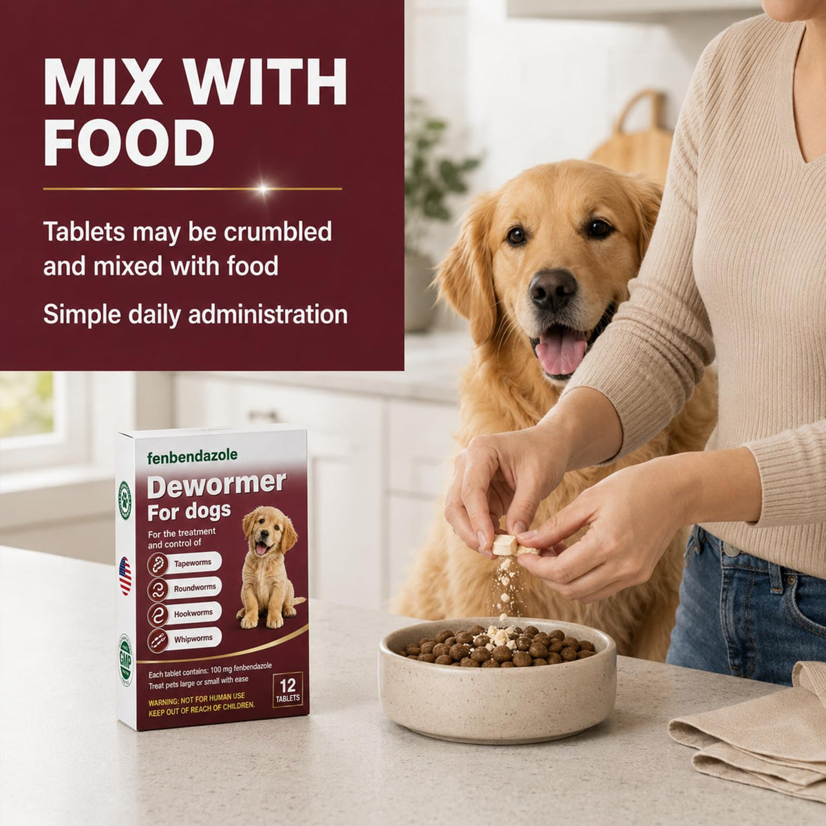 Dewormer for Dogs 12 Count I783825