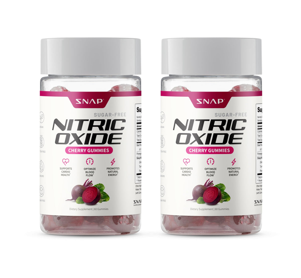 Cherry Beet Root Gummies 60 Count 2-Pack N893112