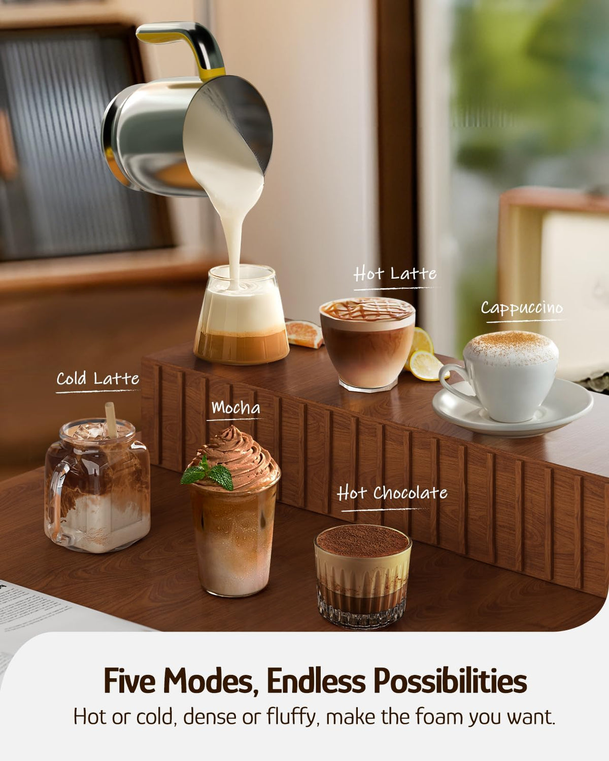 Electric Milk Frother & Steamer I6940