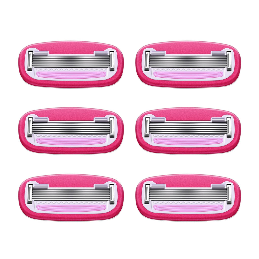 5-Blade Razor Refills, 6 Cartridges (Pack of 2) T729470