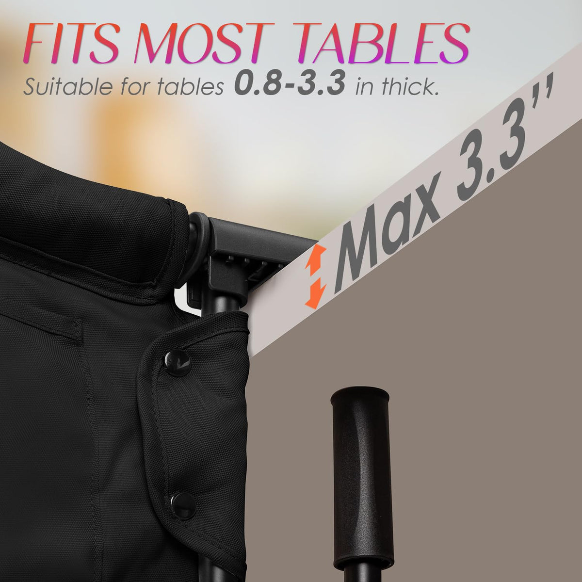 Portable Foldable High Chair with Storage Bag E7641