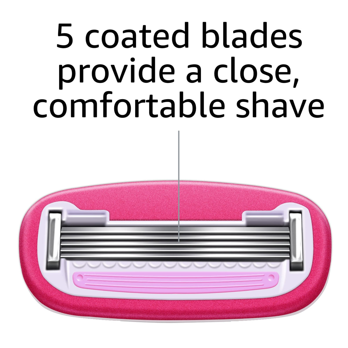 5-Blade Razor Refills, 6 Cartridges (Pack of 2) T729470