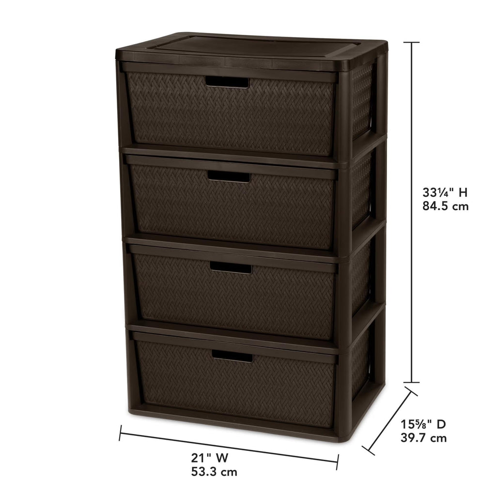 3 Drawer Storage Organizer Tower with Carry Handles K23628